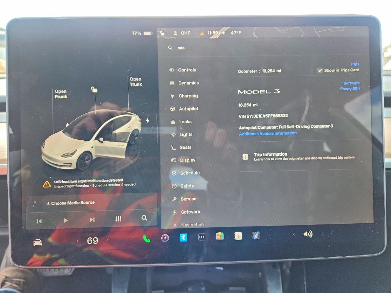 2023 TESLA MODEL 3 photo 9