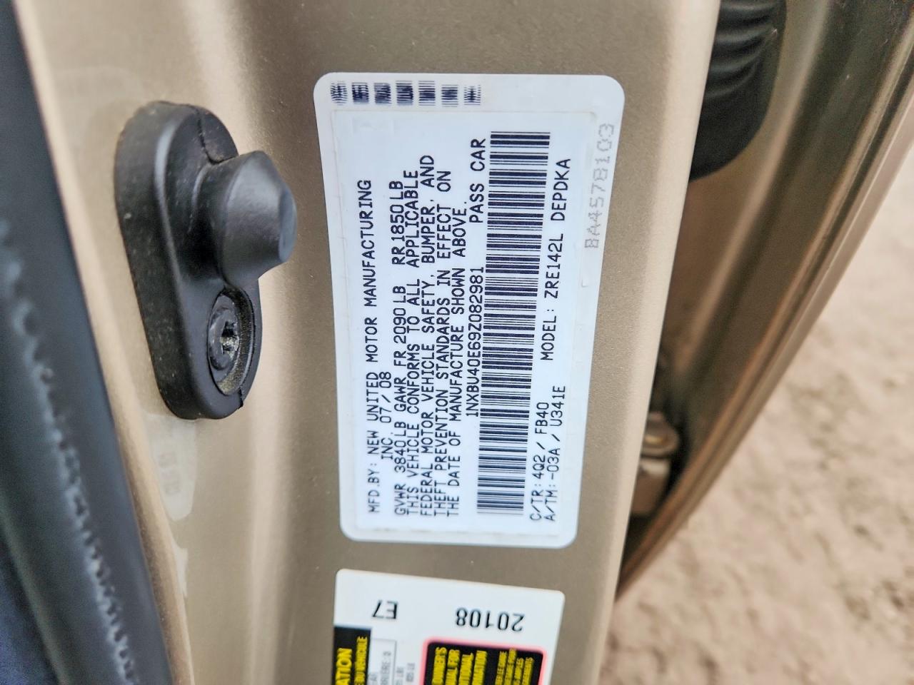 2009 TOYOTA COROLLA LE photo 12