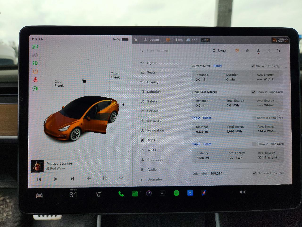 2018 TESLA MODEL 3 photo 9