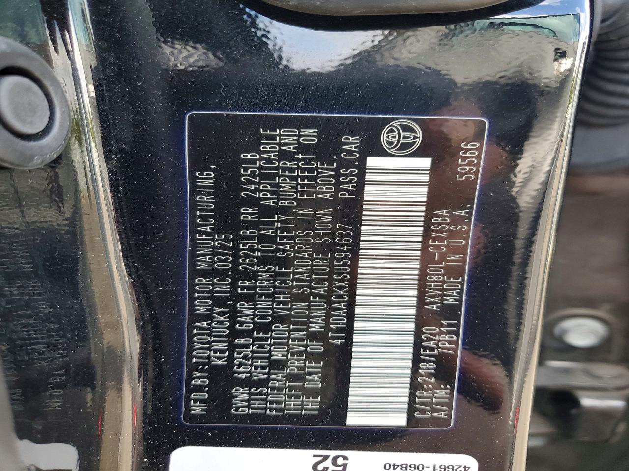 2025 TOYOTA CAMRY SE photo 23