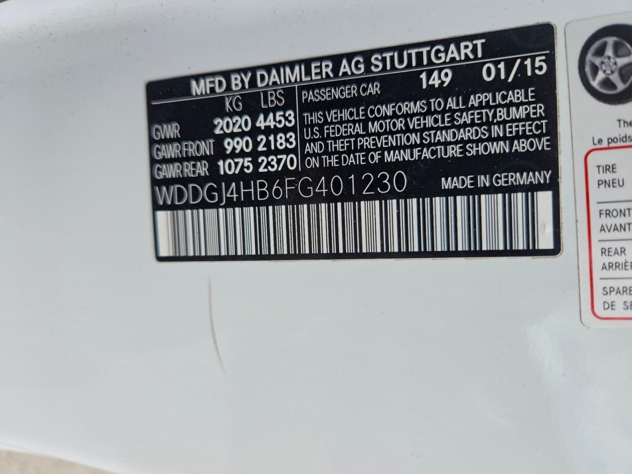 2015 MERCEDES-BENZ C 250 photo 12