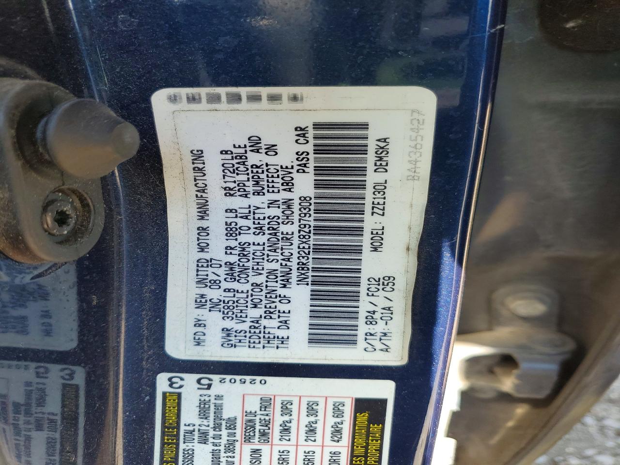2008 TOYOTA COROLLA S photo 23