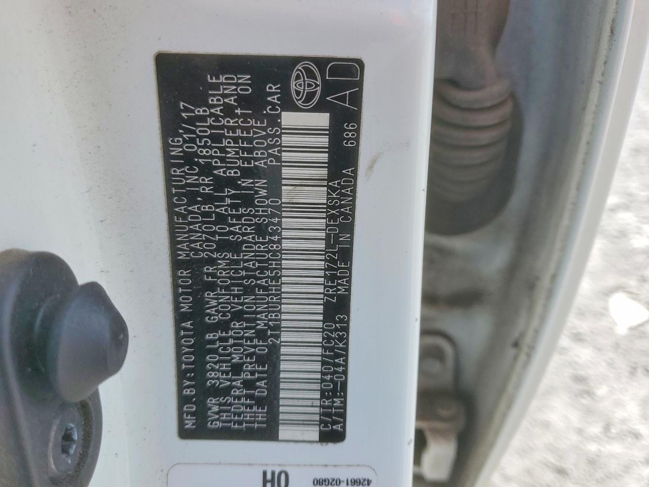 2017 TOYOTA COROLLA SE photo 25