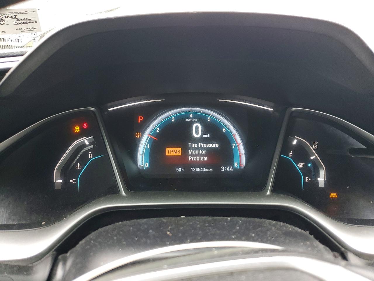 2016 HONDA CIVIC EXL photo 9