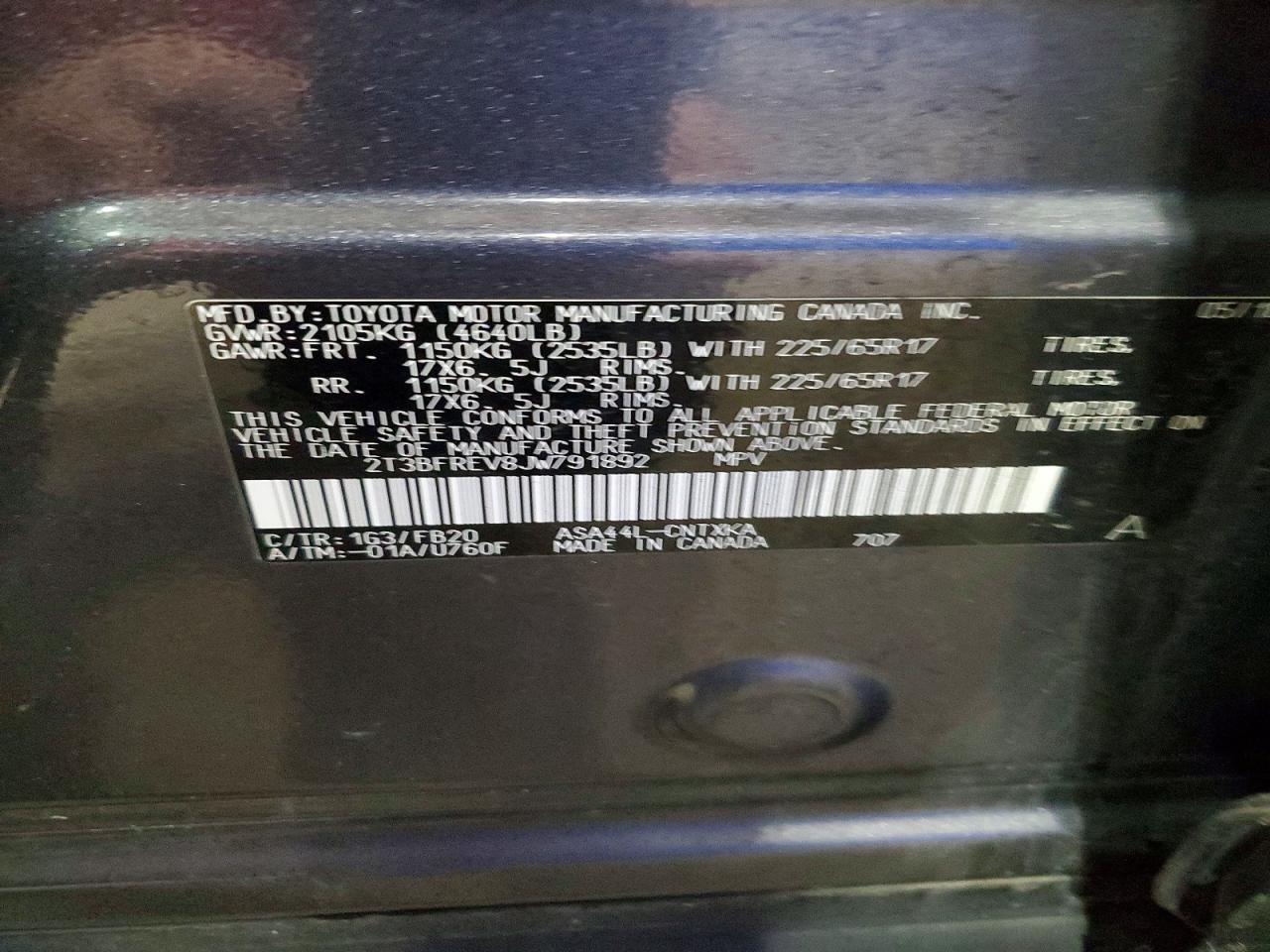 2018 TOYOTA RAV4 LE photo 37