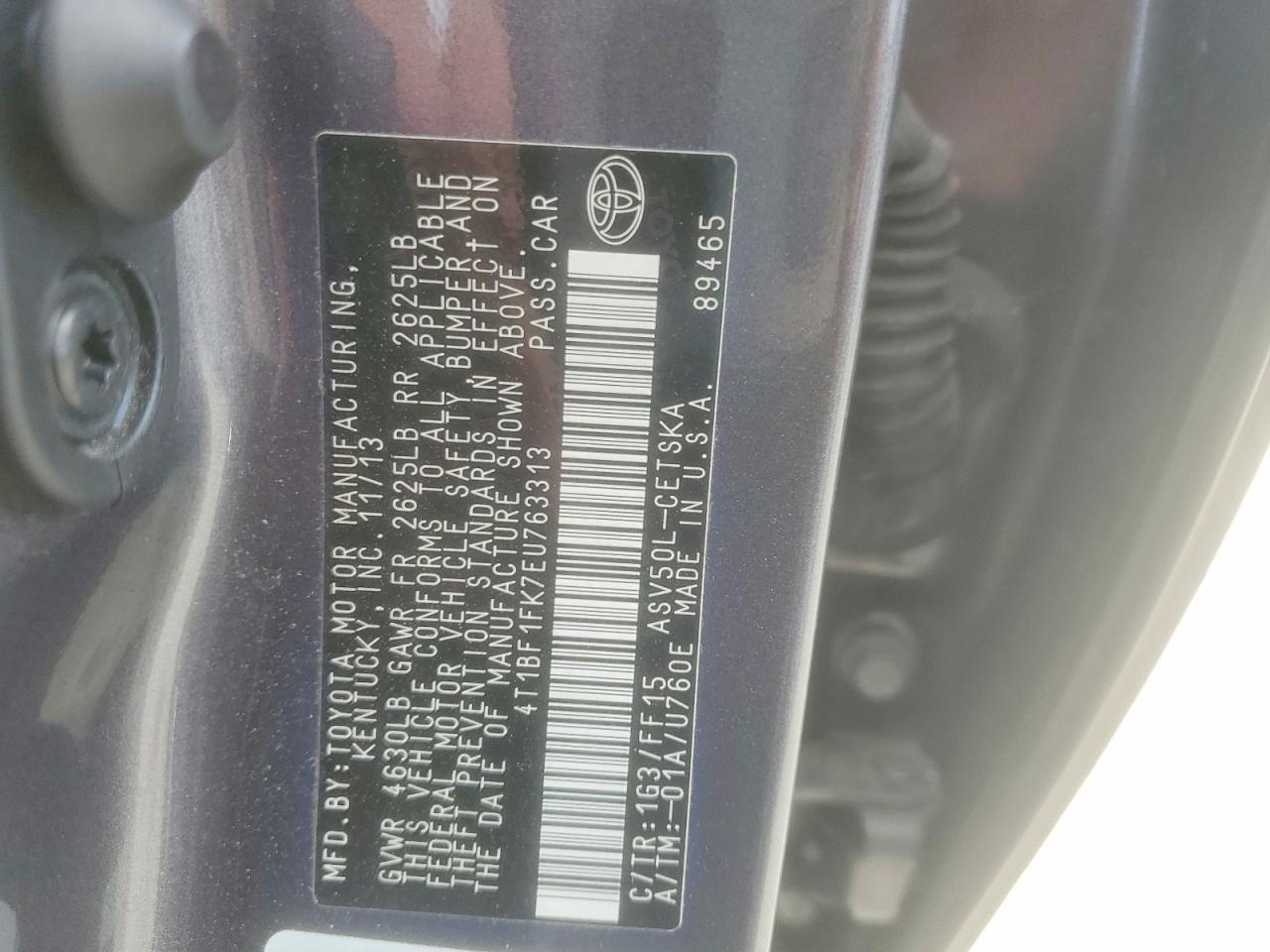 2014 TOYOTA CAMRY SE photo 23