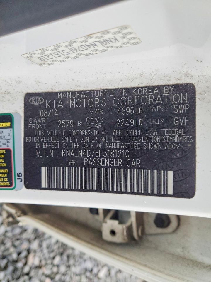 2015 KIA CADENZA PREMIUM photo 34