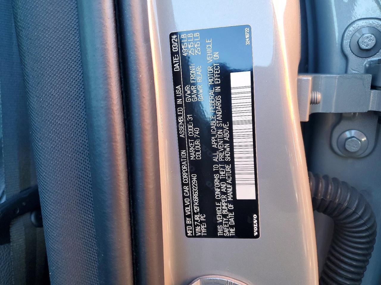 2024 VOLV S60 photo 34