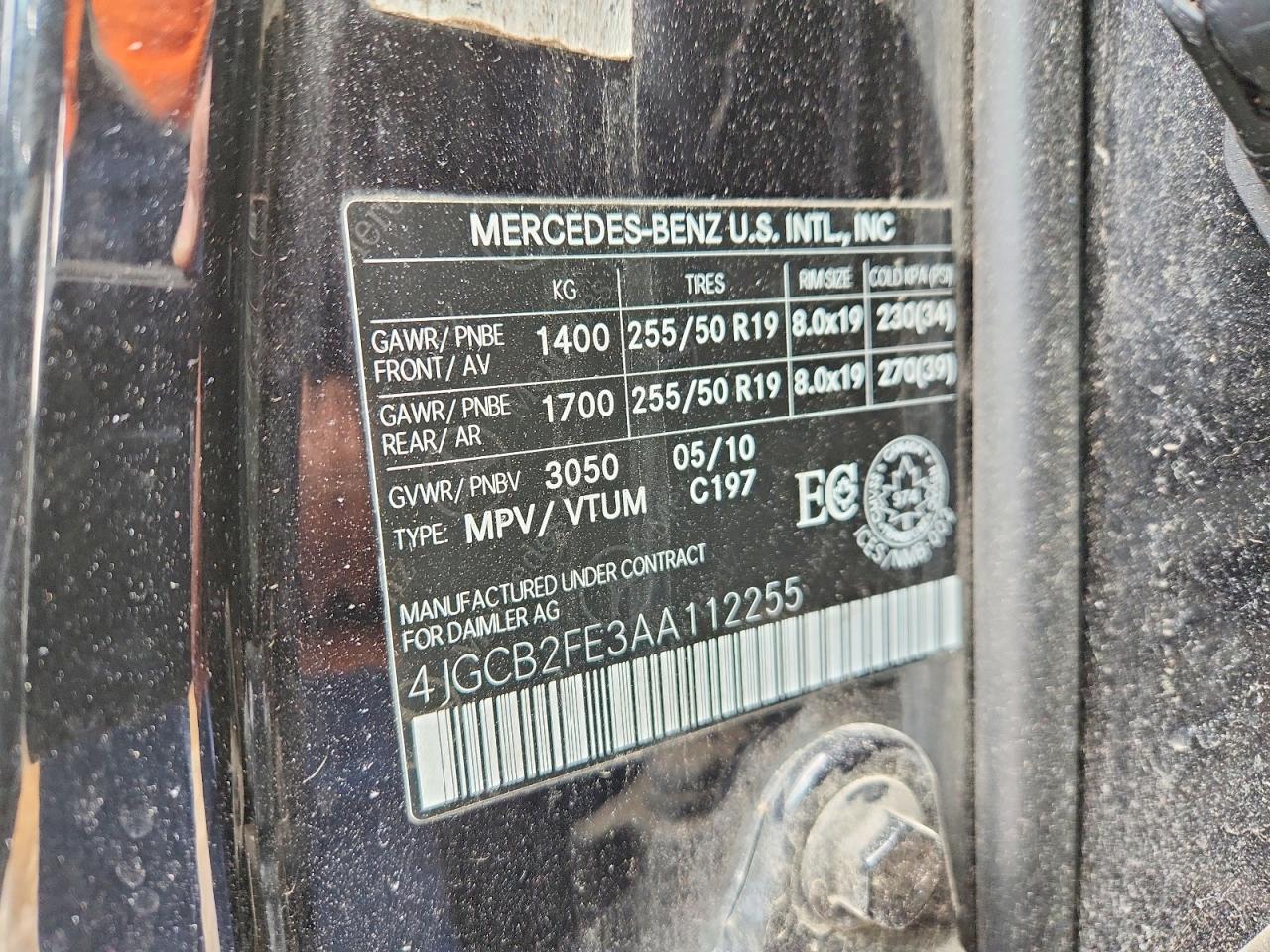 2010 MERCEDES-BENZ R 350 BLUETEC photo 25