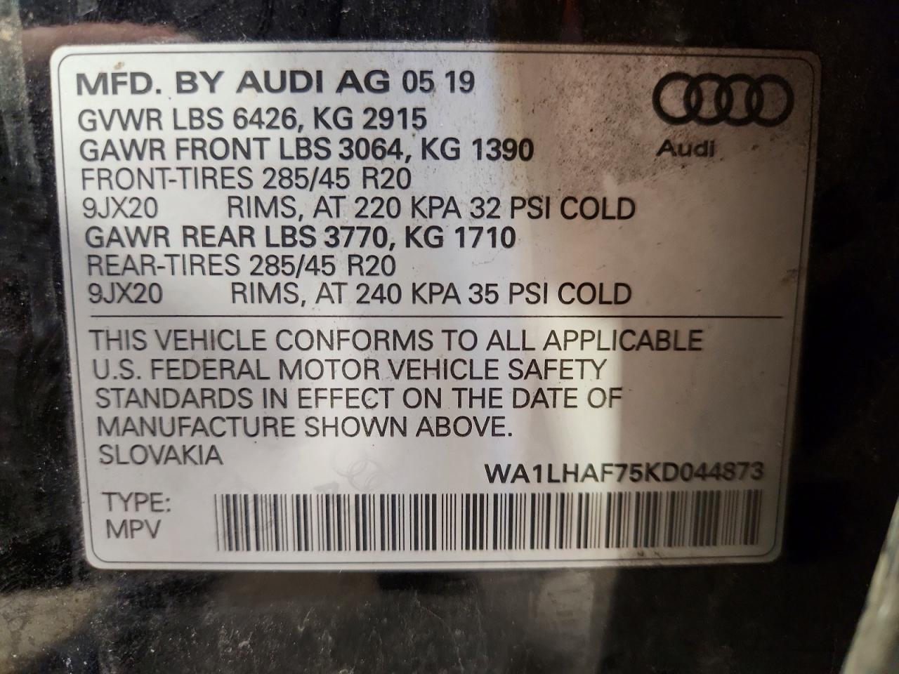 2019 AUDI Q7 PREMIUM PLUS photo 25