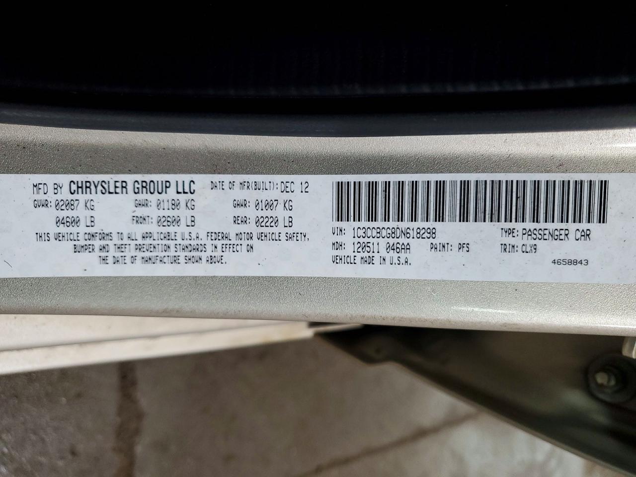 2013 CHRYSLER 200 LIMITED photo 34
