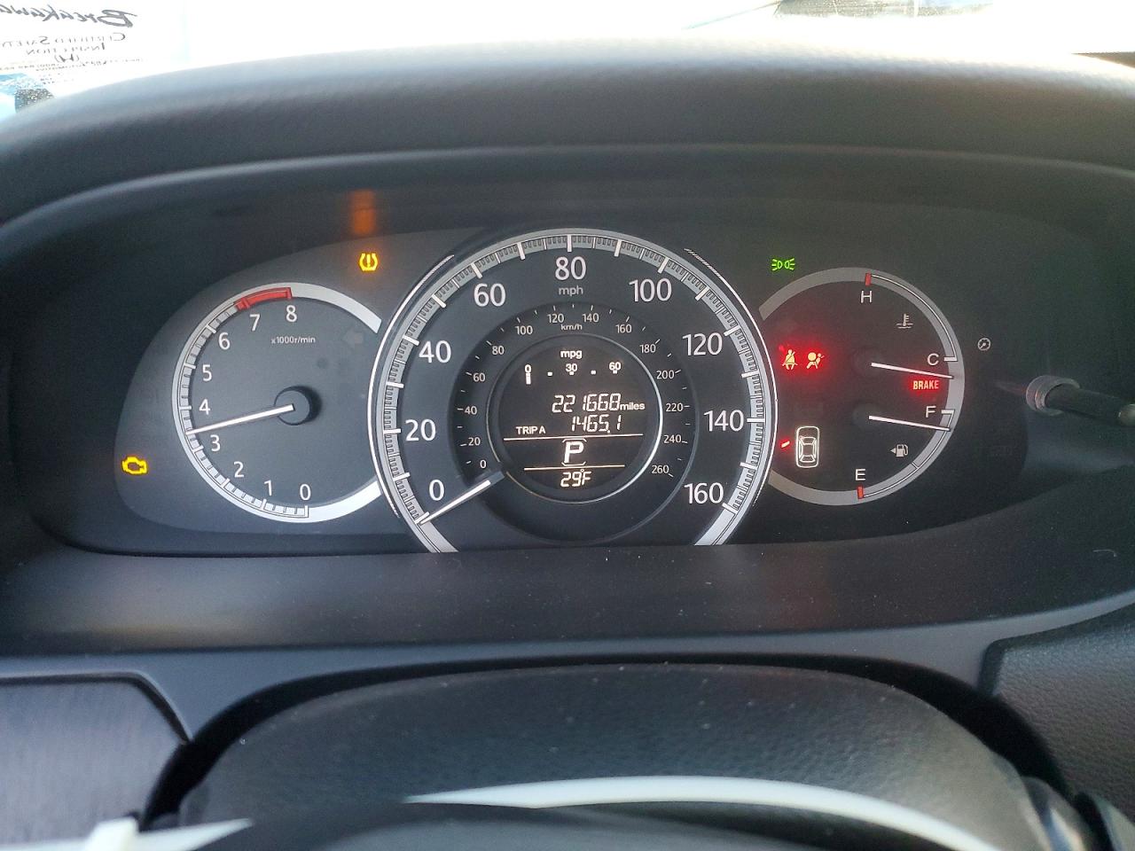 2013 HONDA ACCORD EXL photo 9