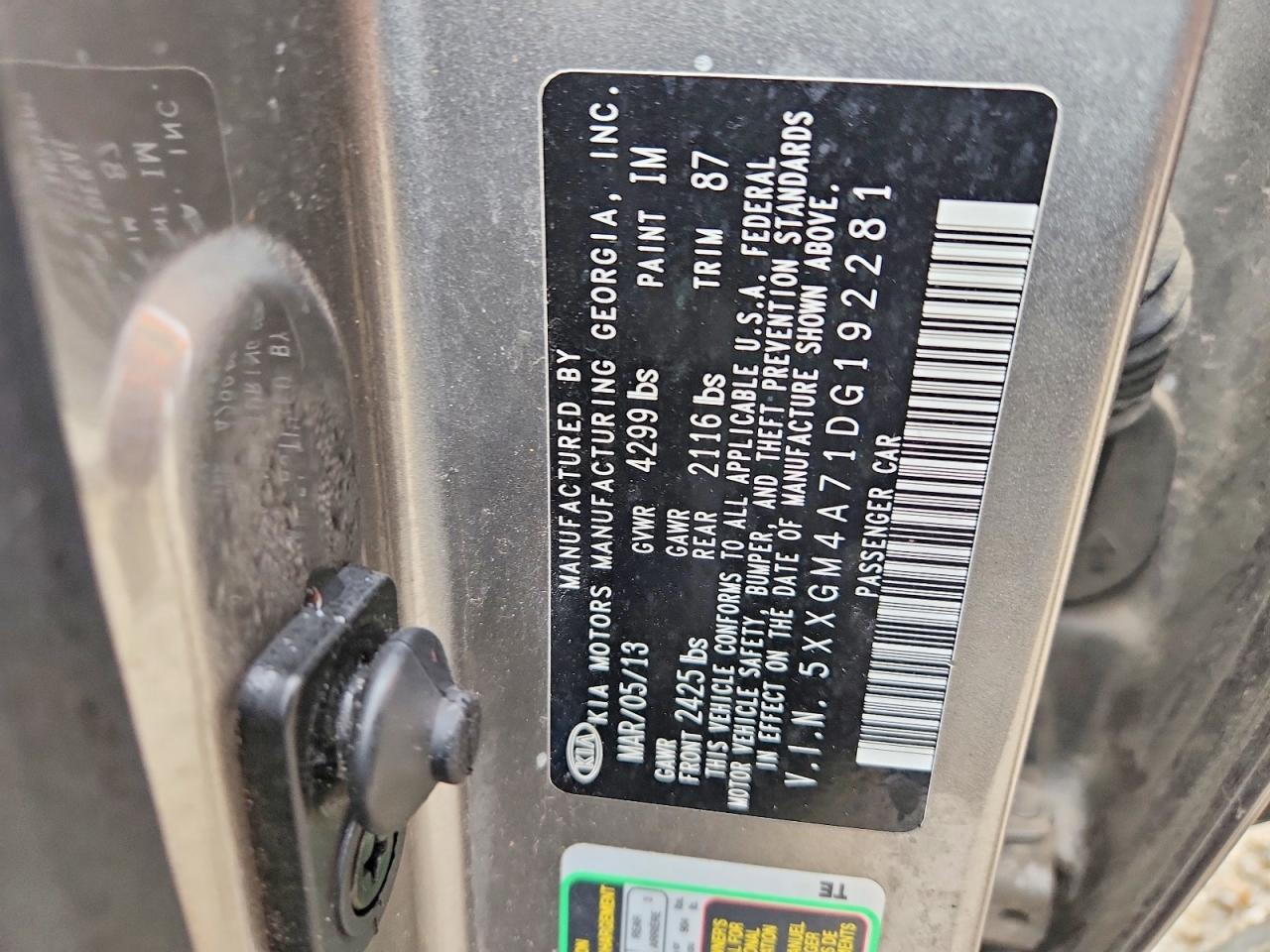 2013 KIA OPTIMA LX photo 37