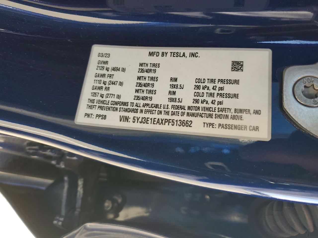 2023 TESLA MODEL 3 photo 25