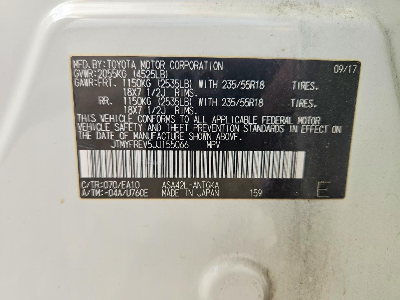 2018 TOYOTA RAV4 LIMITED photo 14