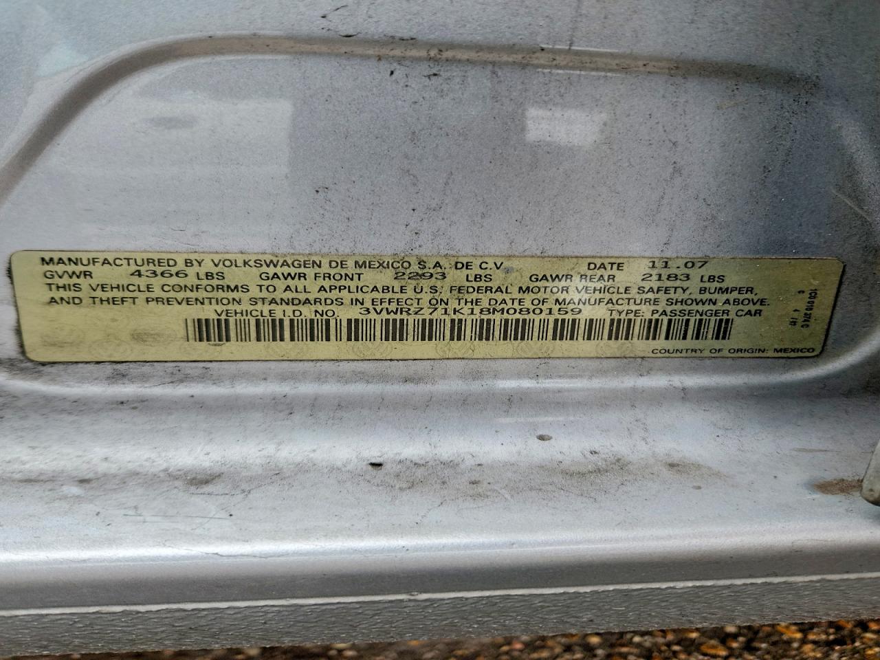 2008 VOLKSWAGEN JETTA SE photo 13