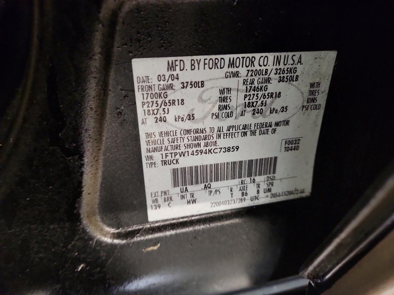 2004 FORD F150 SUPERCREW photo 23