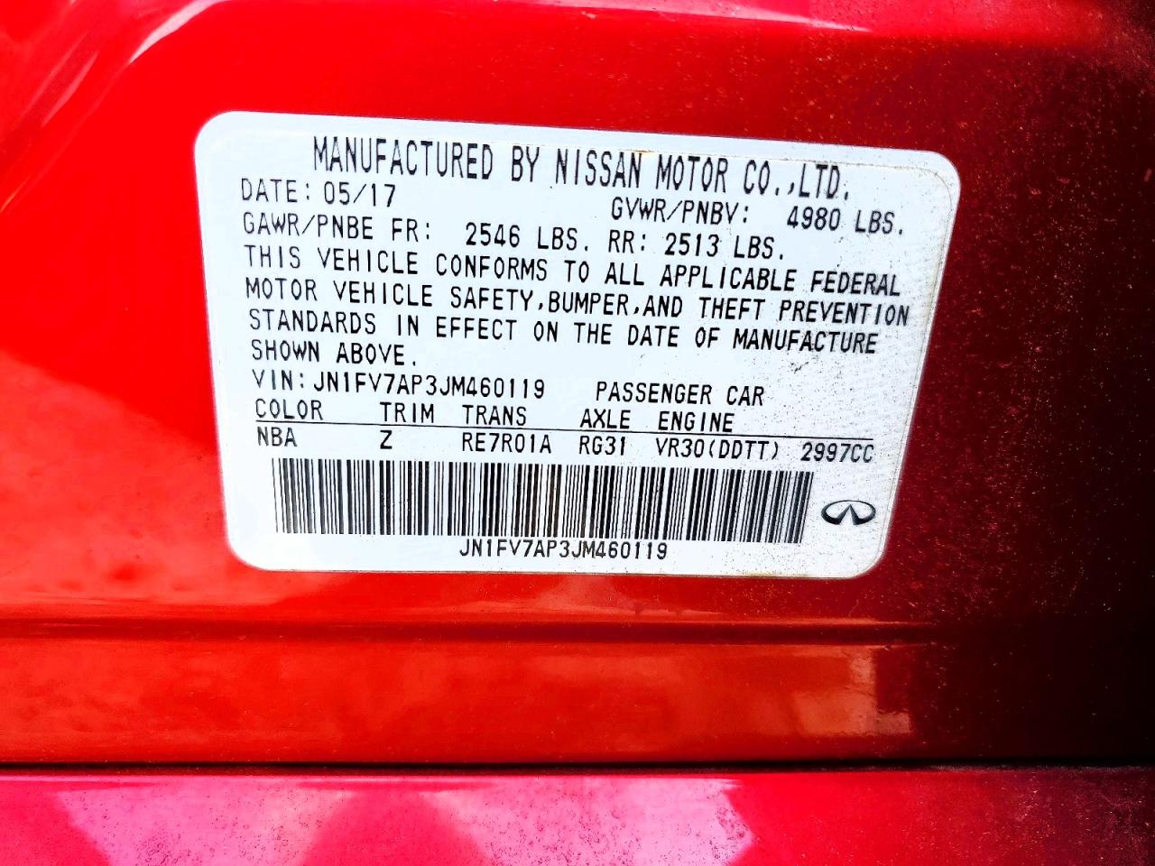 2018 INFINITI Q50 RED SPORT 400 photo 23