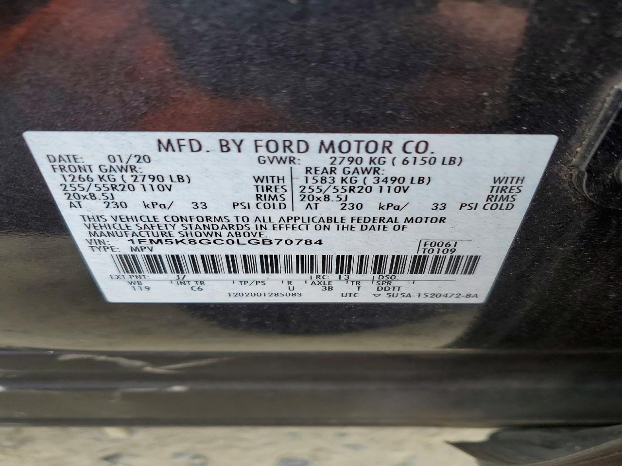 2020 FORD EXPLORER ST photo 25