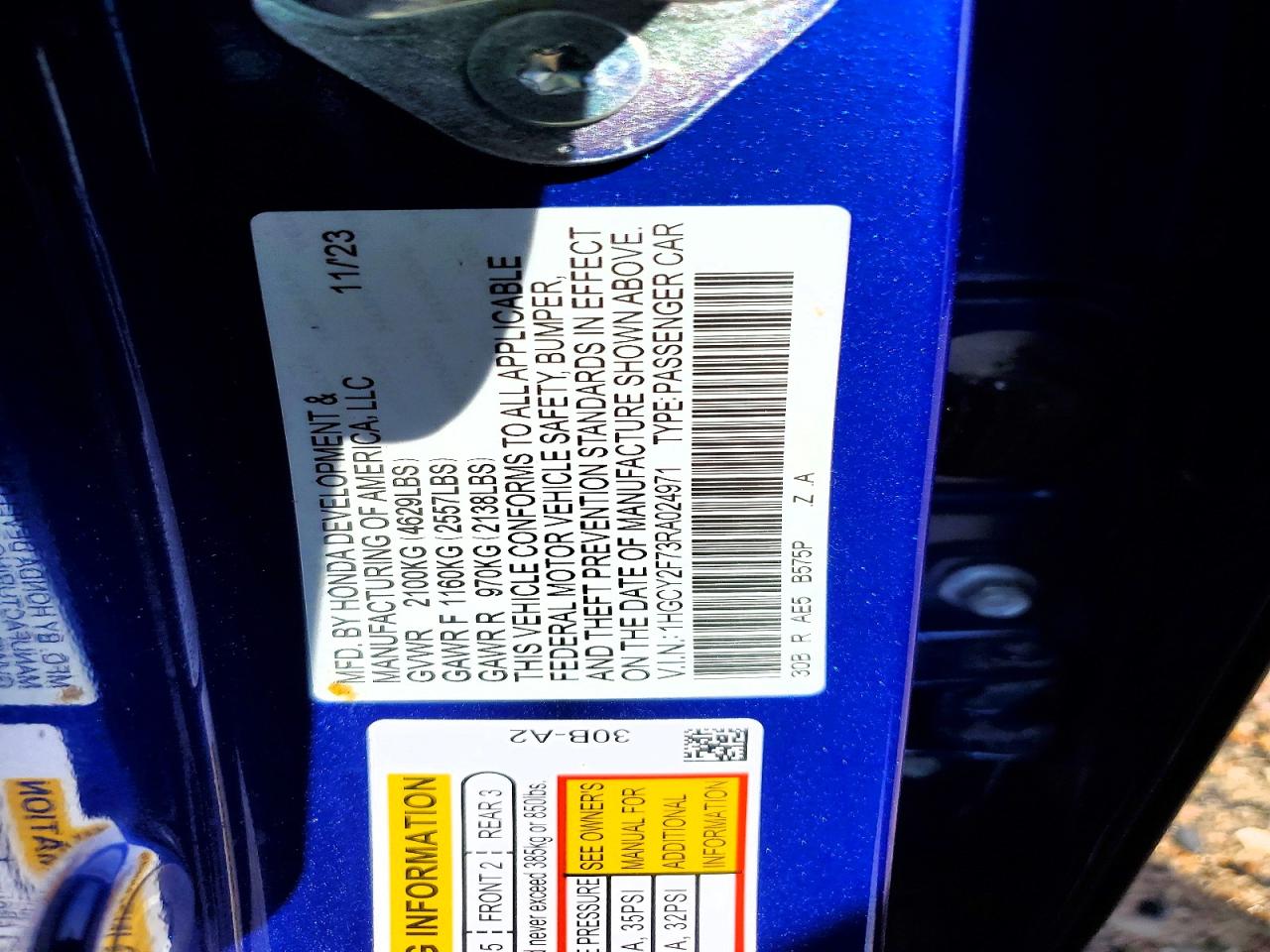 2024 HONDA ACCORD HYBRID SPORT-L photo 12