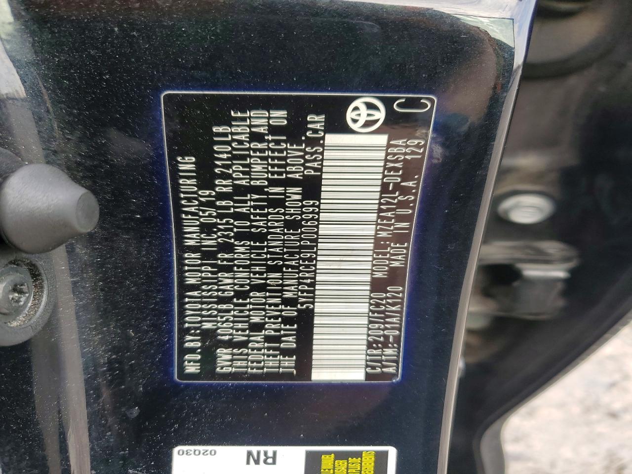 2020 TOYOTA COROLLA SE photo 37