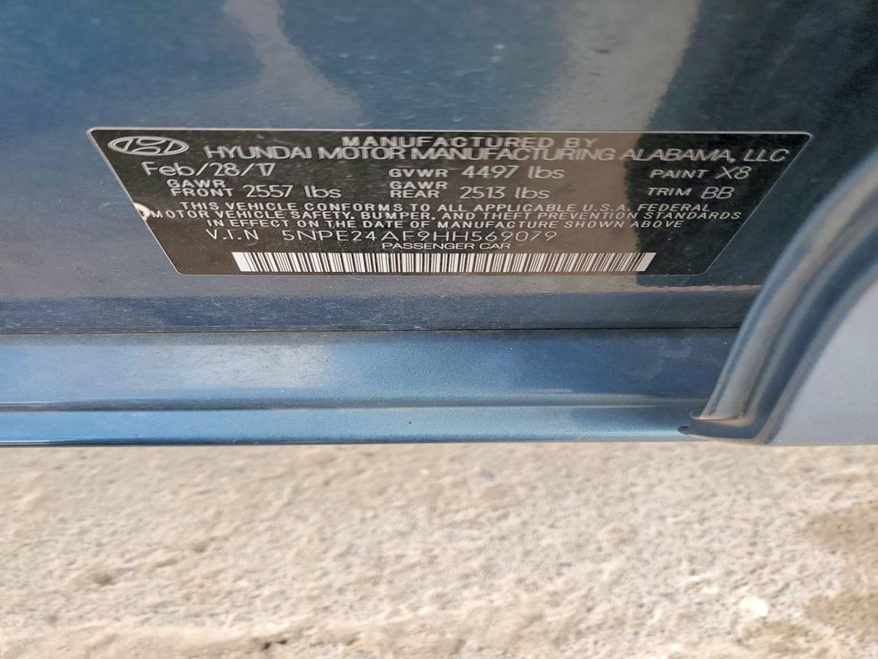 2017 HYUNDAI SONATA SE photo 23