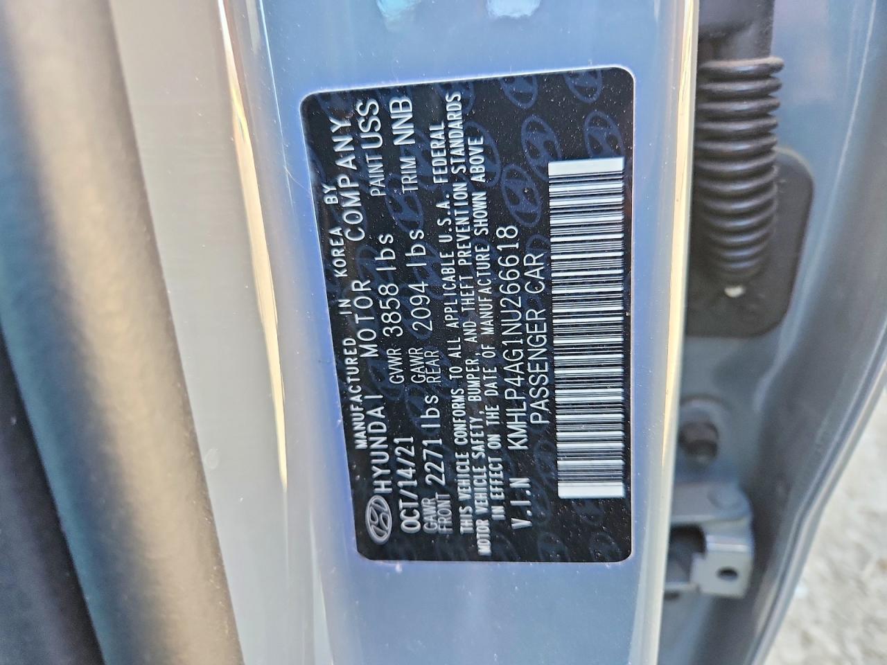 2022 HYUNDAI ELANTRA LIMITED photo 12