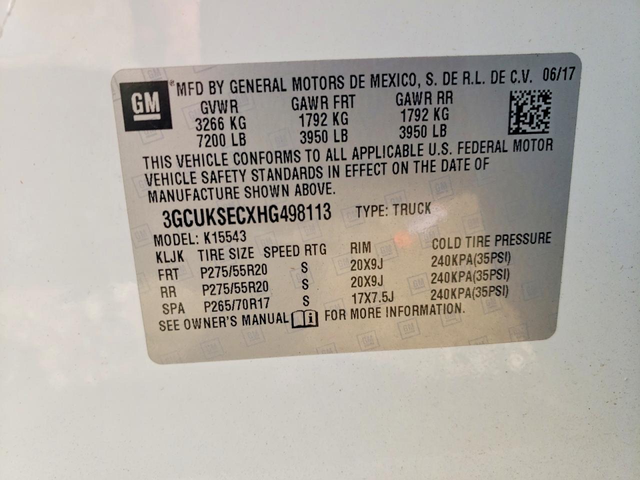 2017 CHEVROLET SILVERADO K1500 LTZ photo 12