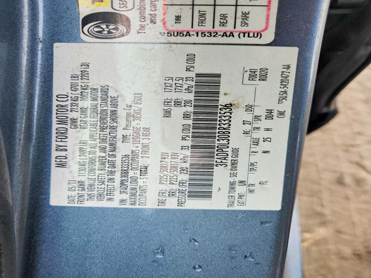 2011 FORD FUSION HYBRID photo 23