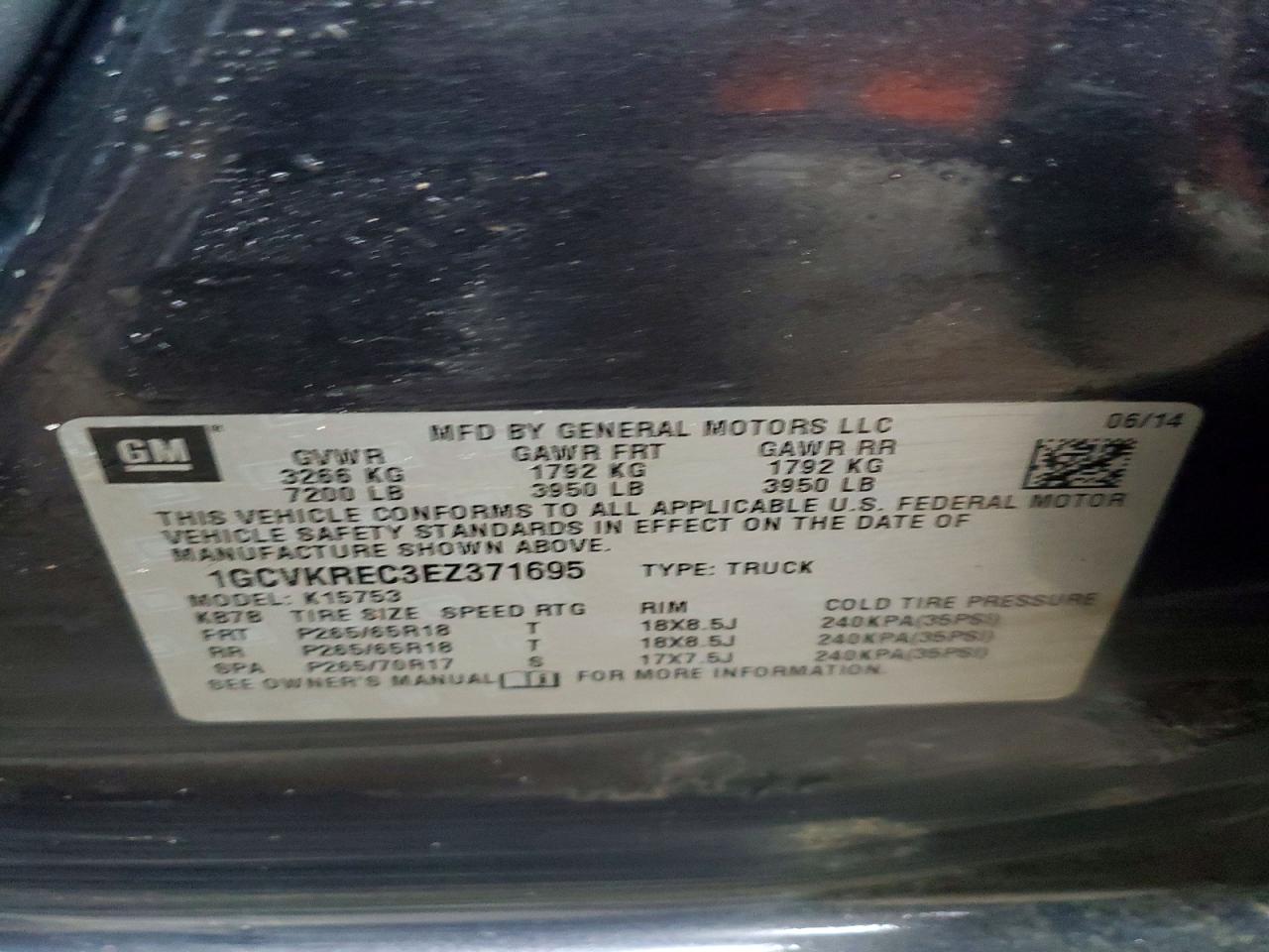 2014 CHEVROLET SILVERADO K1500 LT photo 25