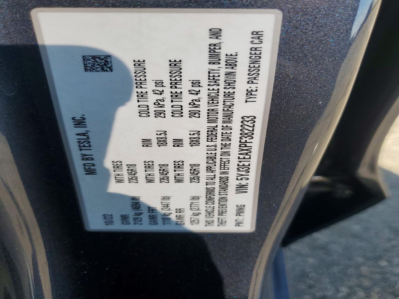 2023 TESLA MODEL 3 photo 25