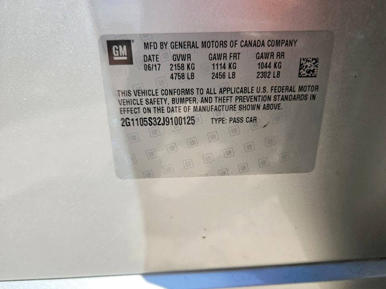 2018 CHEVROLET IMPALA LT photo 37