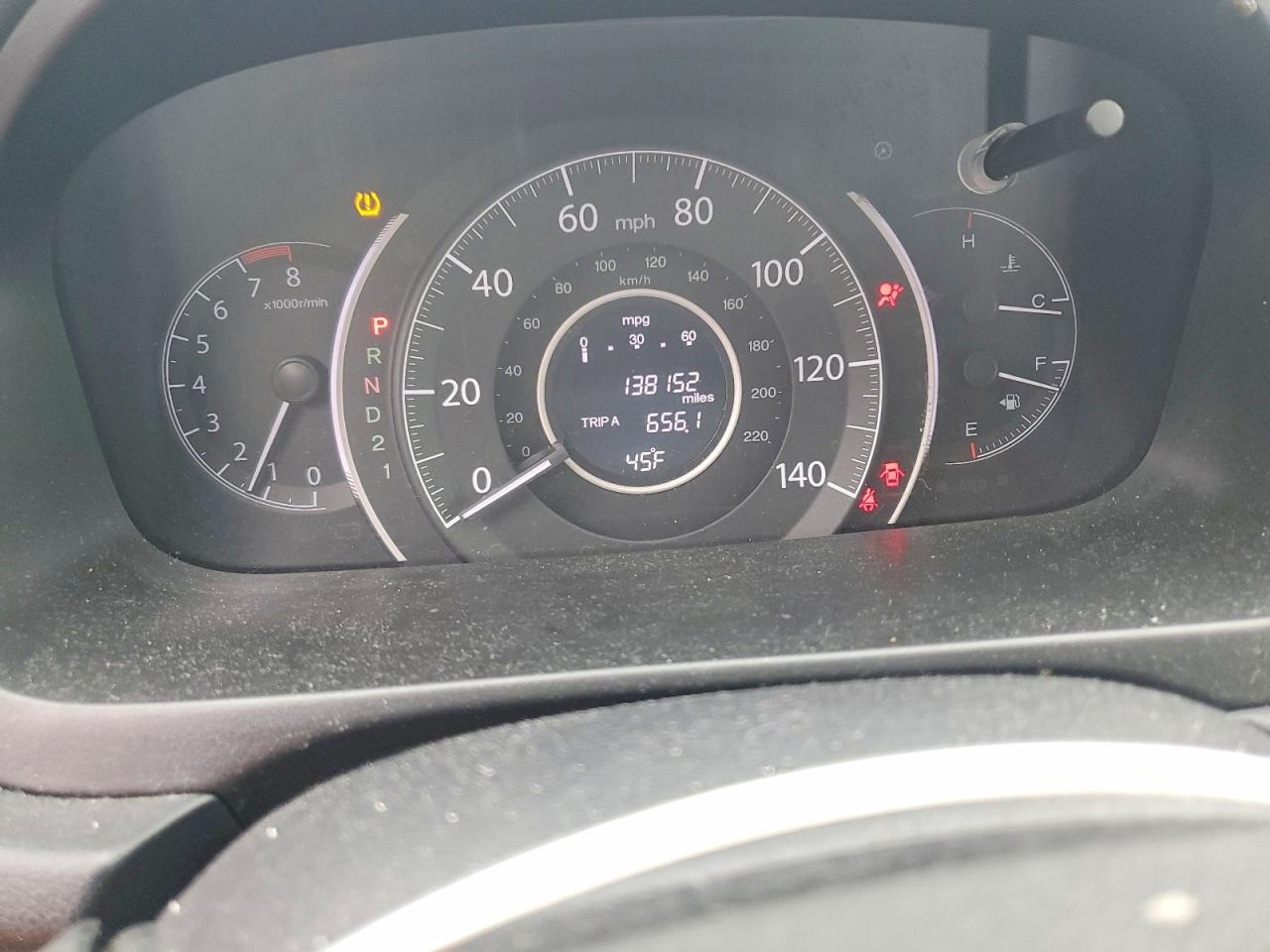 2012 HONDA CR-V LX photo 9
