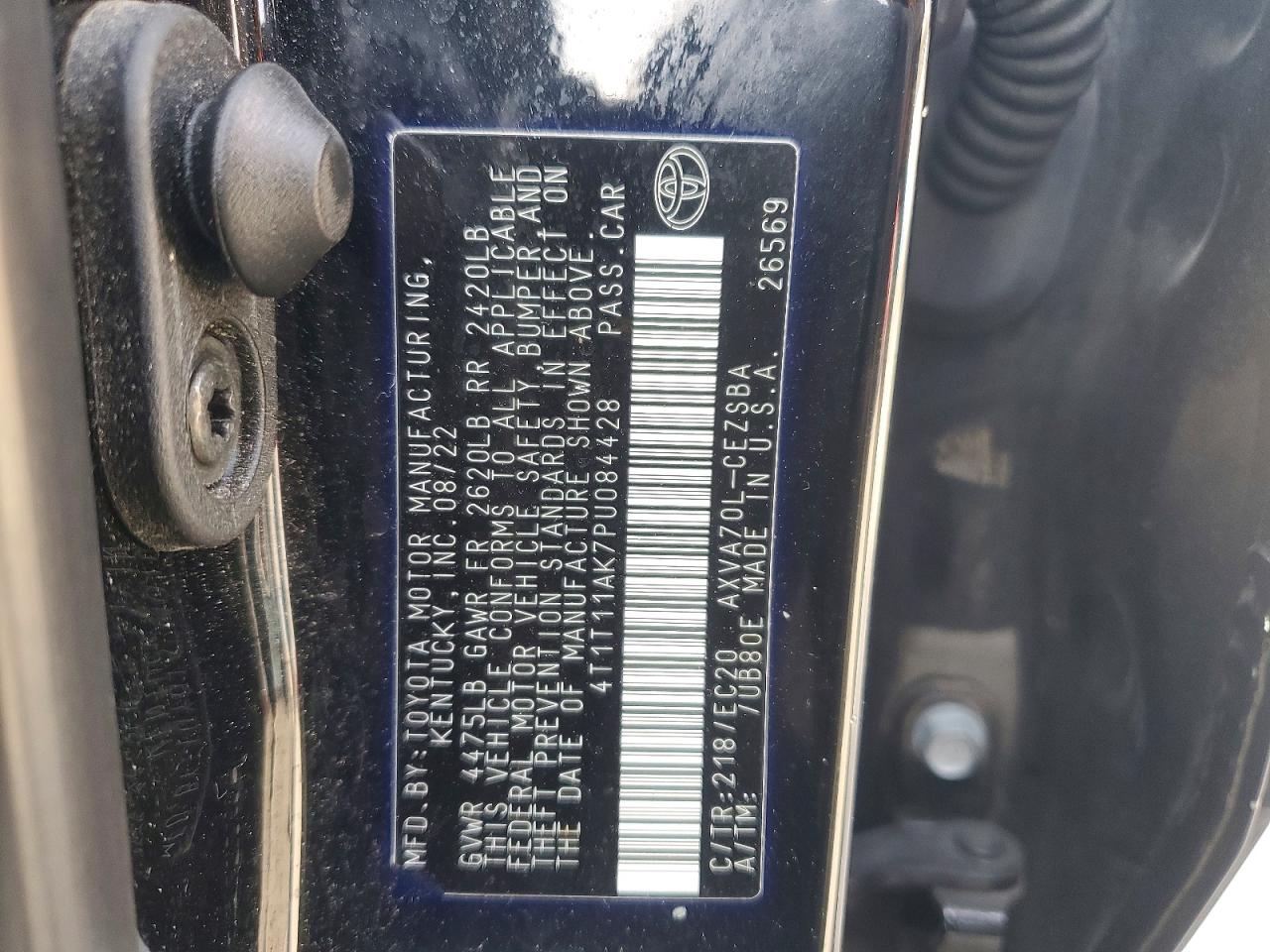 2023 TOYOTA CAMRY SE NIGHTSHADE photo 23