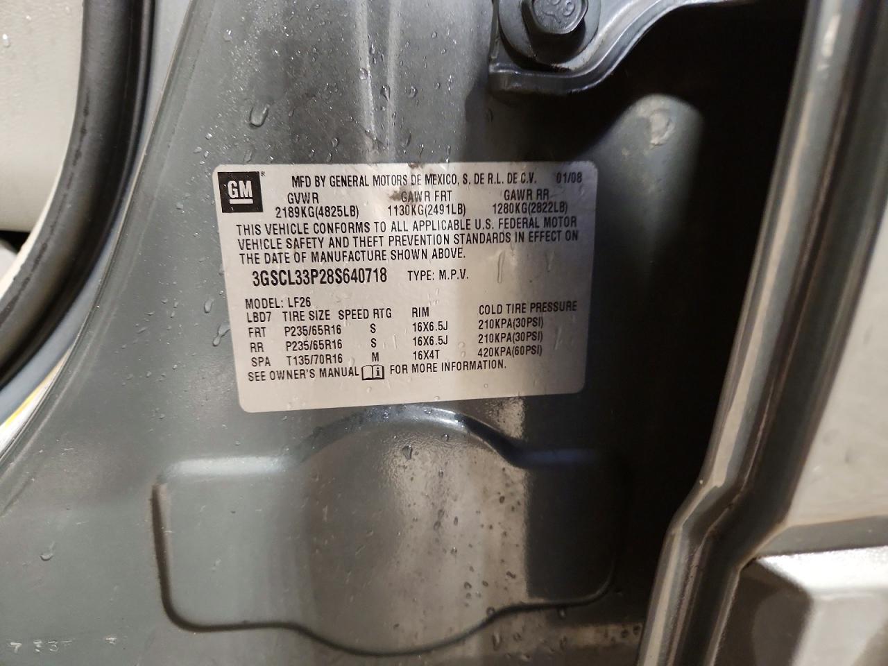 2008 SATURN VUE XE photo 13