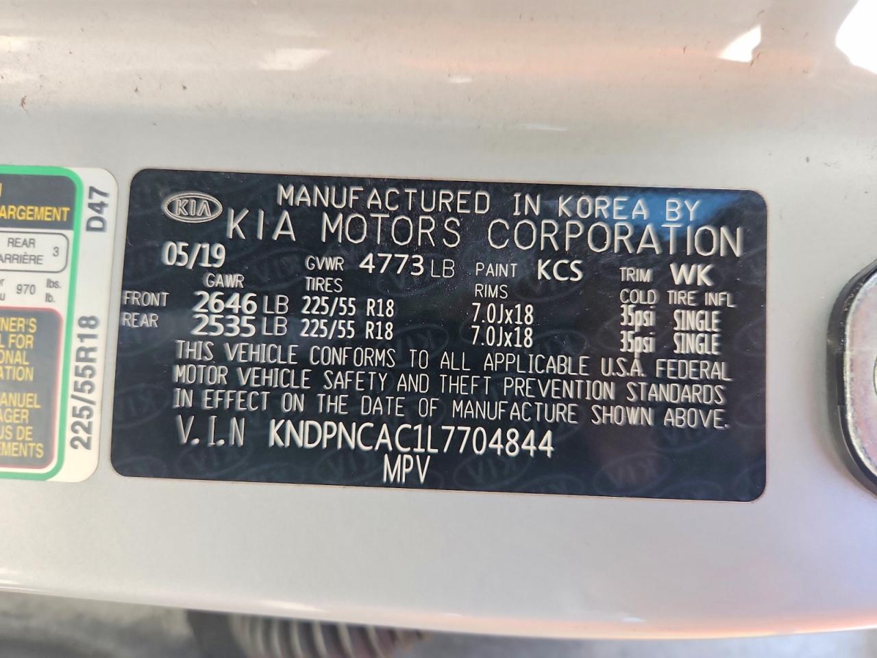 2020 KIA SPORTAGE EX photo 12