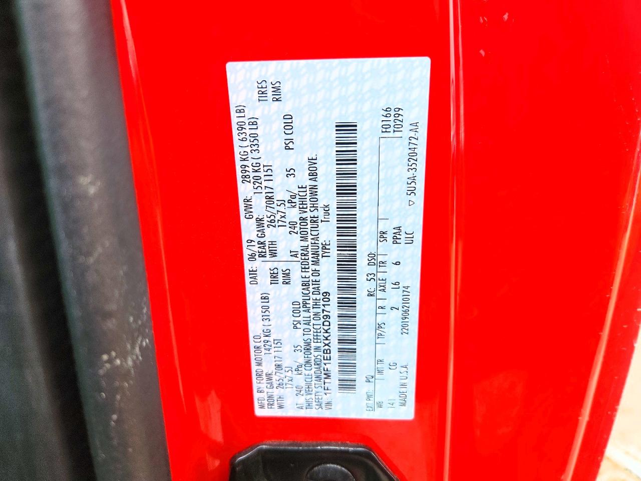 2019 FORD F150 photo 23
