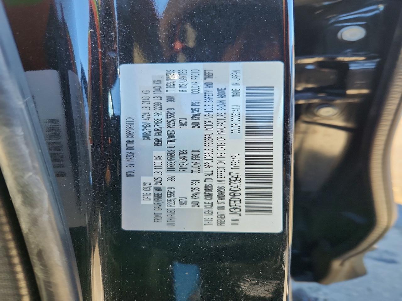 2021 MAZDA CX-5 GRAND TOURING photo 13