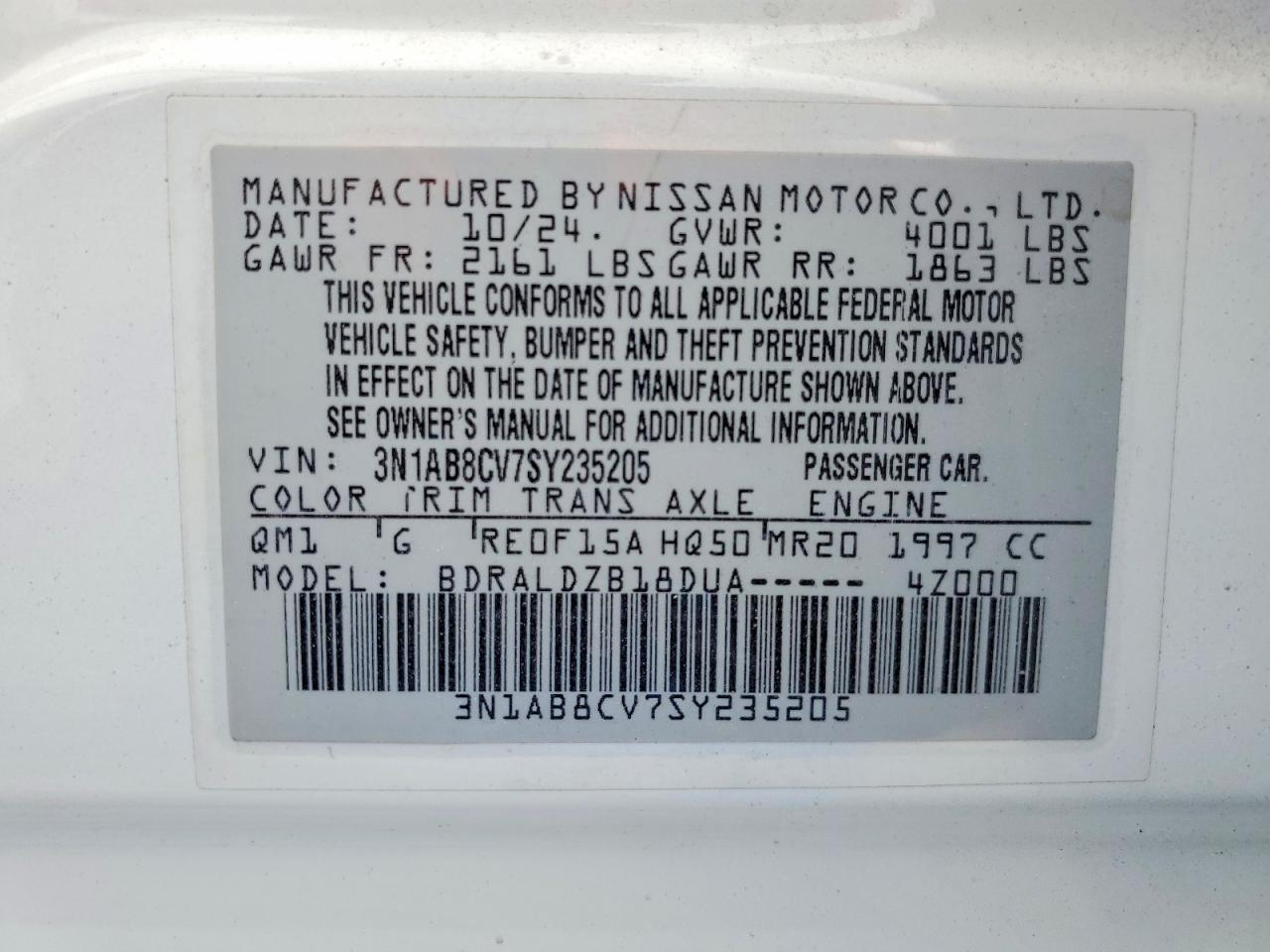 2025 NISSAN SENTRA SV photo 13