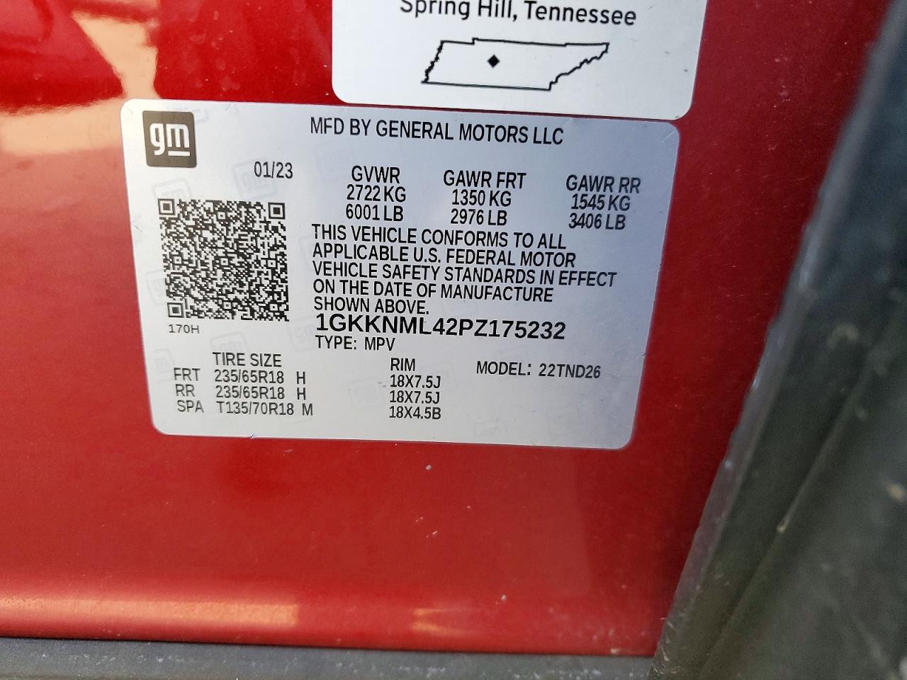 2023 GMC ACADIA SLT photo 13