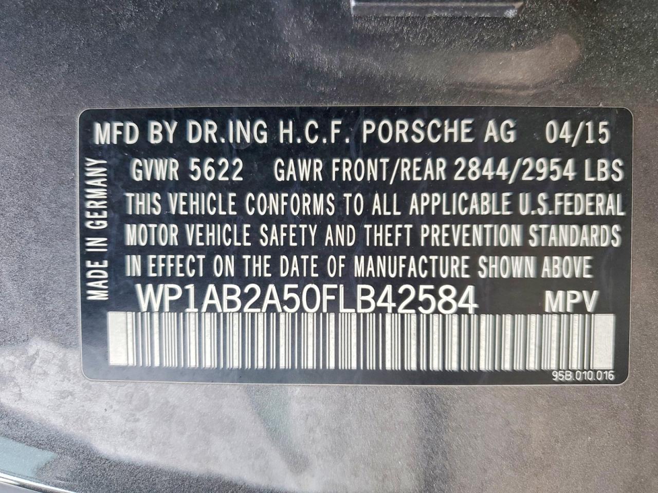 2015 PORSCHE MACAN S photo 25
