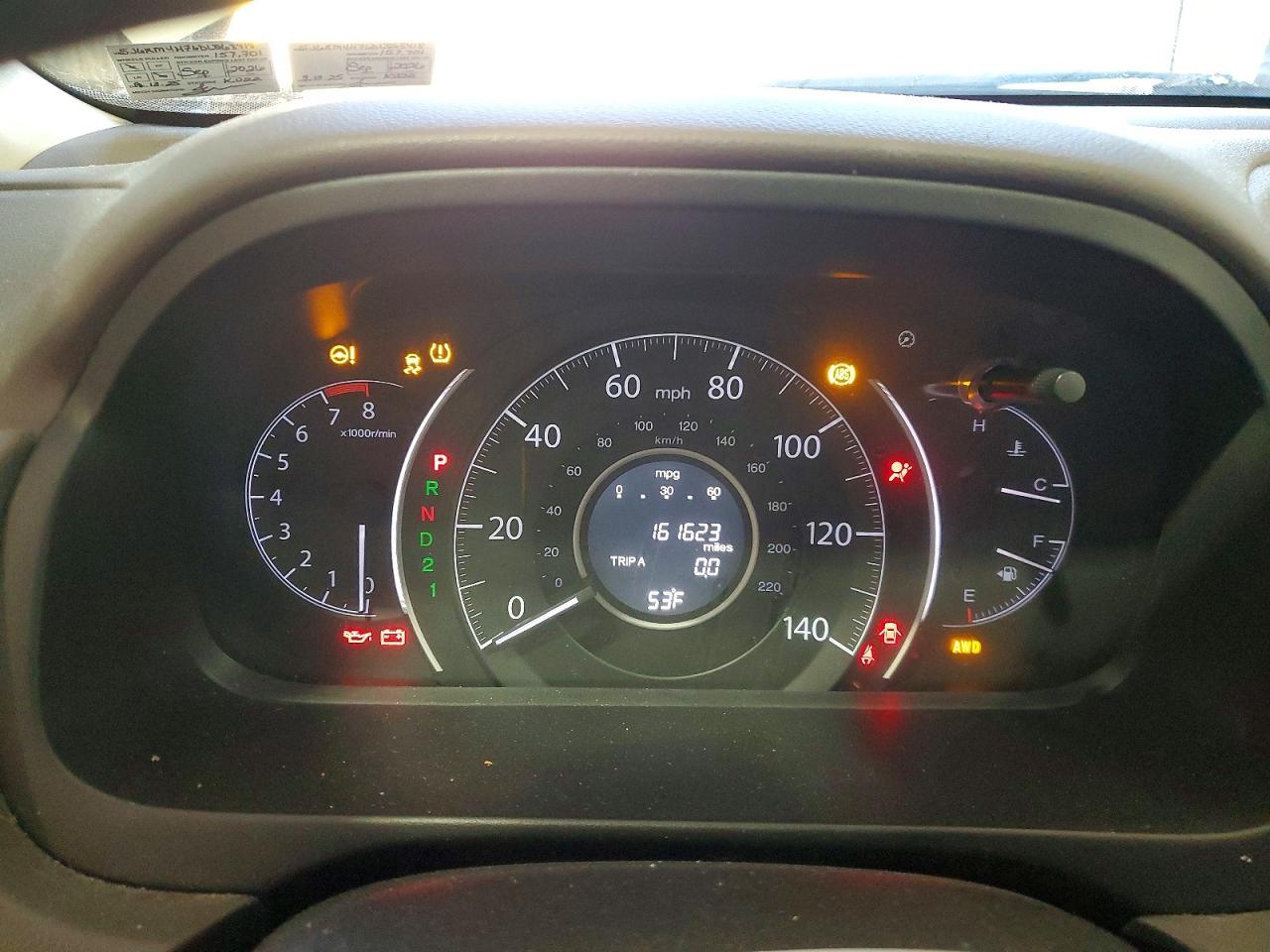 2013 HONDA CR-V EXL photo 9