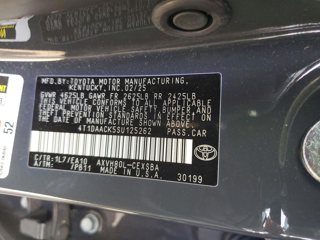 2025 TOYOTA CAMRY SE photo 25