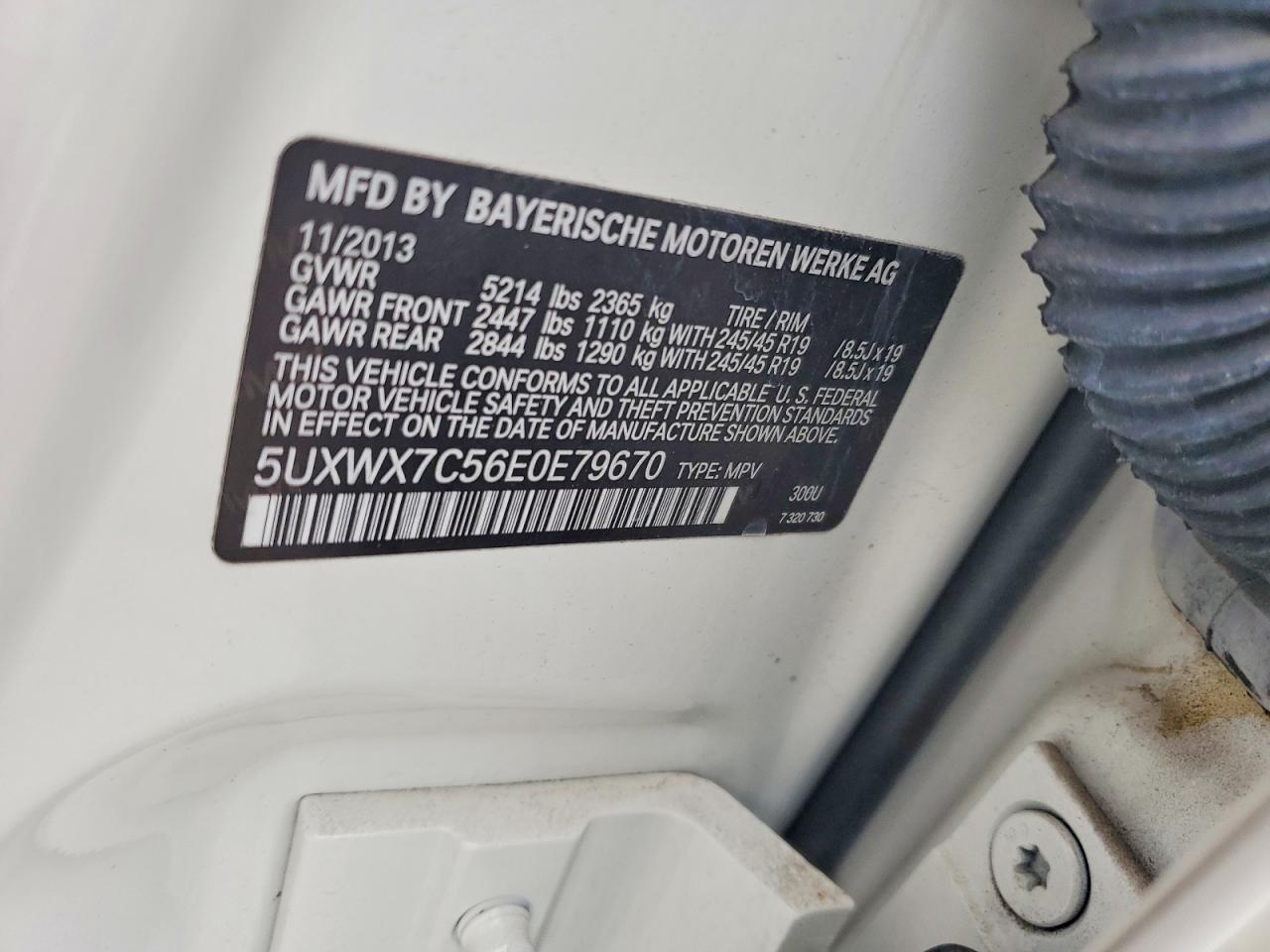 2014 BMW X3 XDRIVE35I photo 13