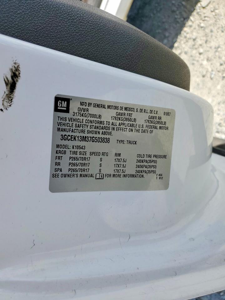 2007 CHEVROLET SILVERADO K1500 CREW CAB photo 13