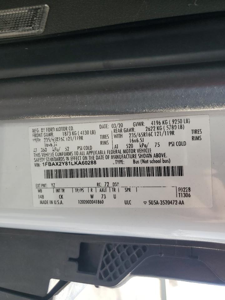 2020 FORD TRANSIT T-350 photo 14