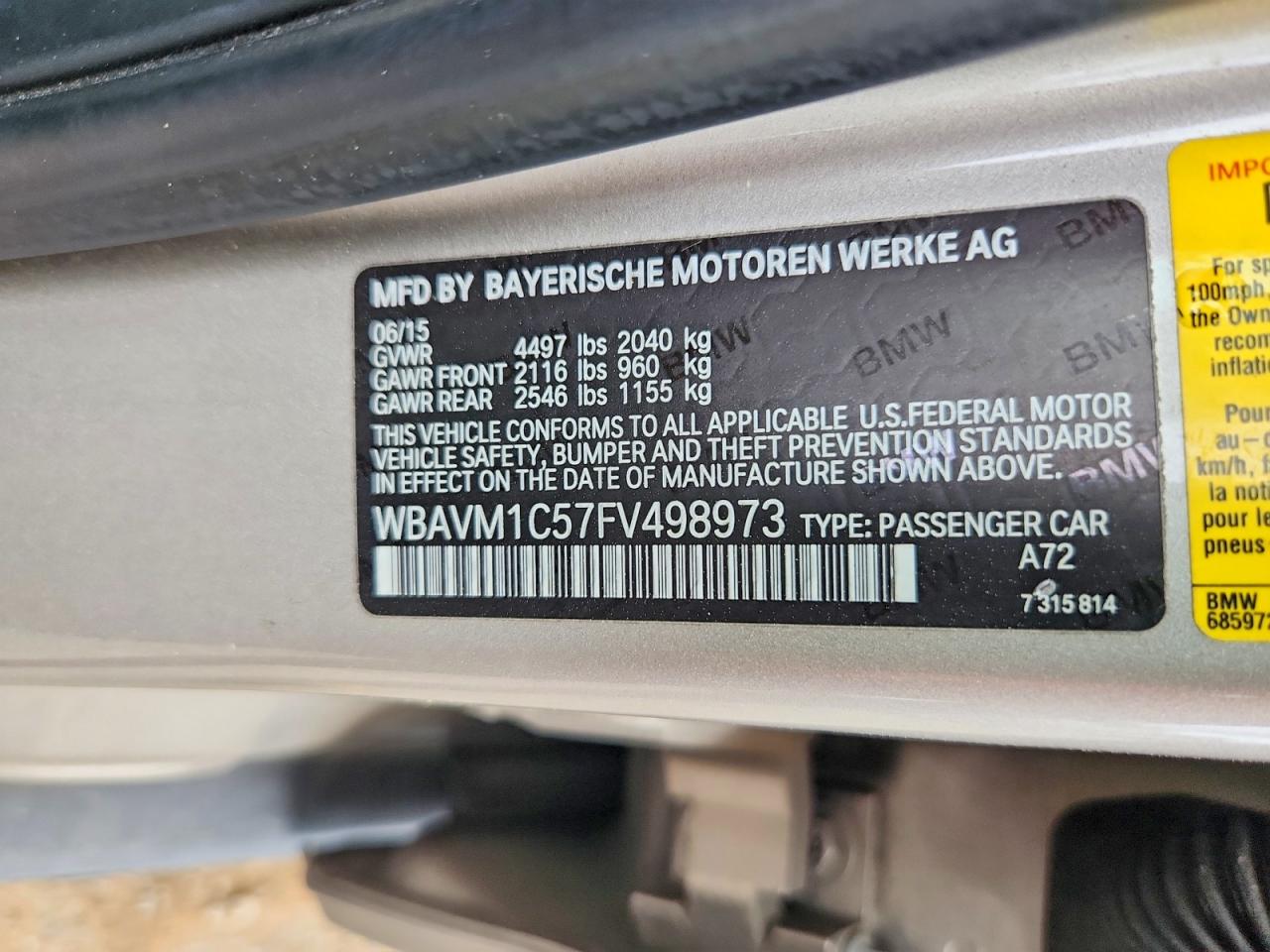 2015 BMW X1 SDRIVE28I photo 49