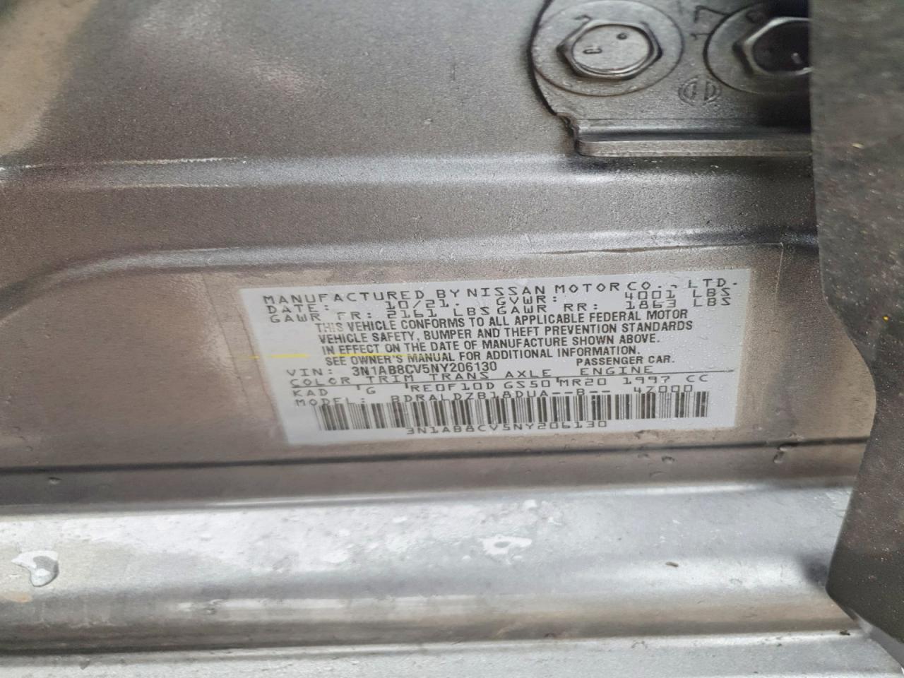 2022 NISSAN SENTRA SV photo 23