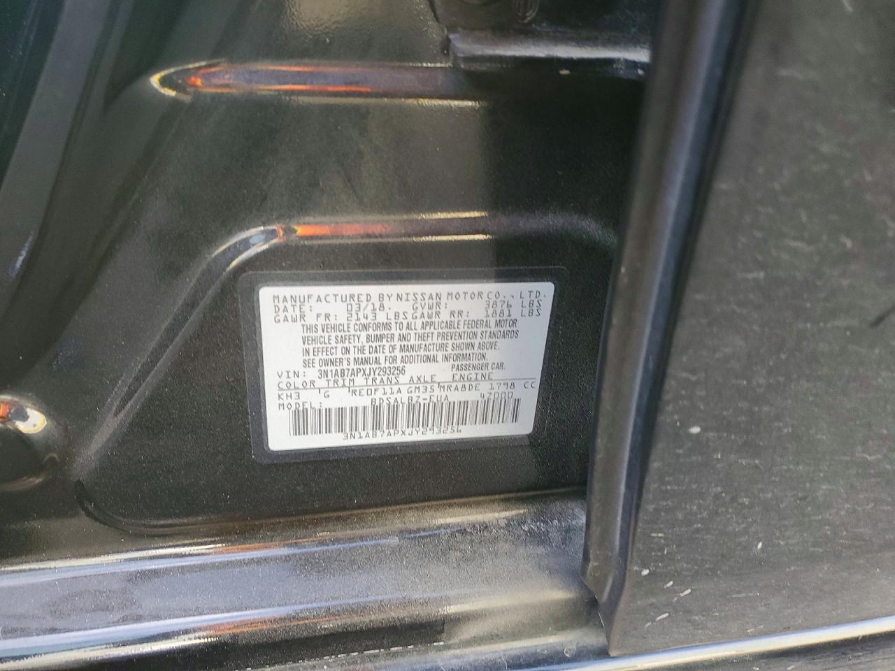 2018 NISSAN SENTRA S photo 23