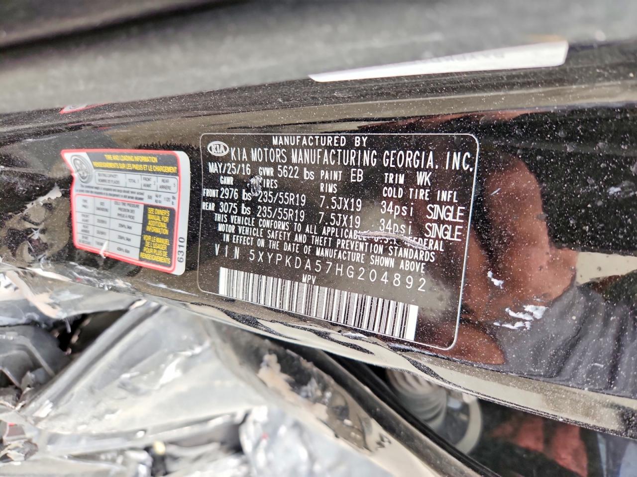2017 KIA SORENTO SX V6 photo 25